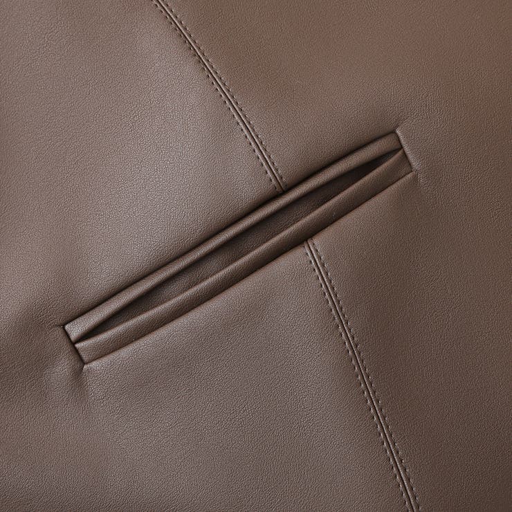 フェイクレザーベスト ベスト アウター | COCOMOMO | 詳細画像13 