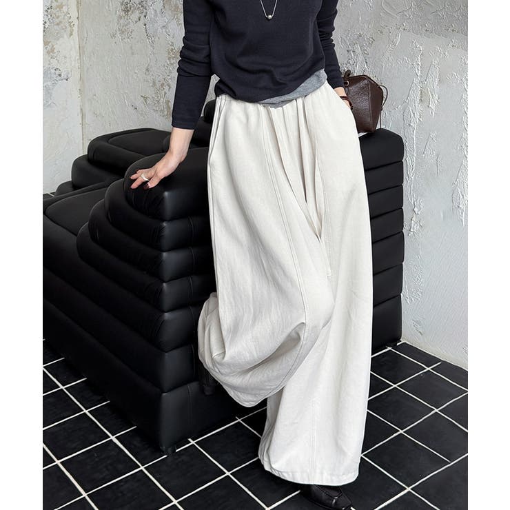 ワイドパンツ イージーコクーンパンツ バレルレッグ | COCOMOMO | 詳細画像18