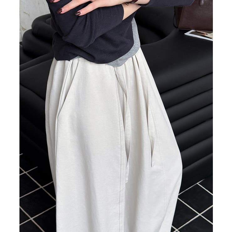 ワイドパンツ イージーコクーンパンツ バレルレッグ | COCOMOMO | 詳細画像22