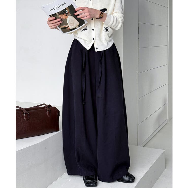 ワイドパンツ イージーコクーンパンツ バレルレッグ | COCOMOMO | 詳細画像3