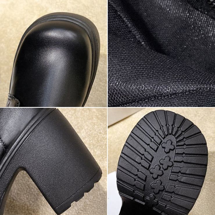 厚底レースアップブーツ 厚底ブーツ ショートブーツ | COCOMOMO | 詳細画像26 