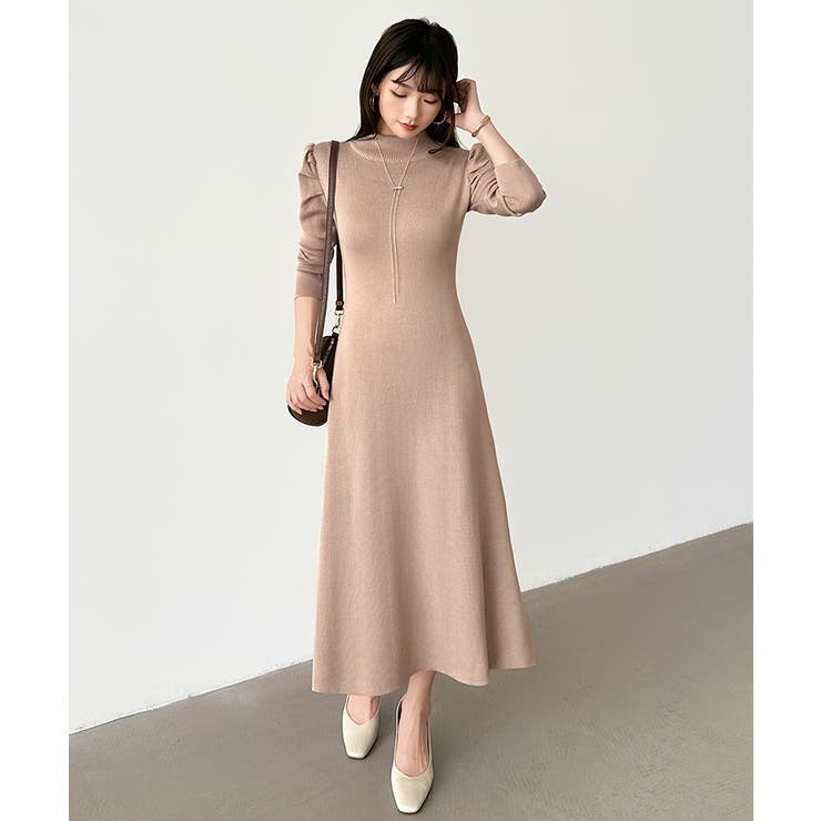 パススリーブワンピース ニットワンピース ロングワンピース | COCOMOMO | 詳細画像53 