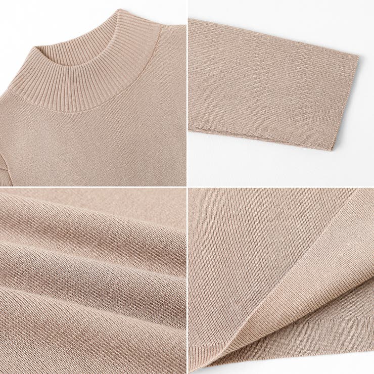 パススリーブワンピース ニットワンピース ロングワンピース | COCOMOMO | 詳細画像76 