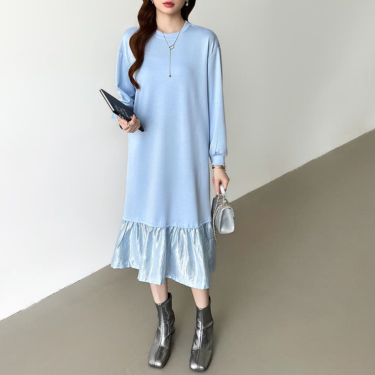 切り替えワンピース マーメイドワンピース ワンピース | COCOMOMO | 詳細画像24 