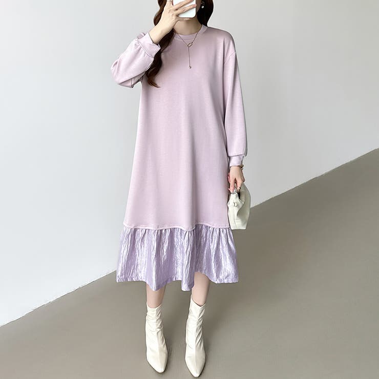 切り替えワンピース マーメイドワンピース ワンピース | COCOMOMO | 詳細画像9 
