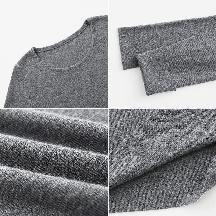 2wayケープ付きトップス ケープニット オフィスカジュアル | COCOMOMO | 詳細画像12 