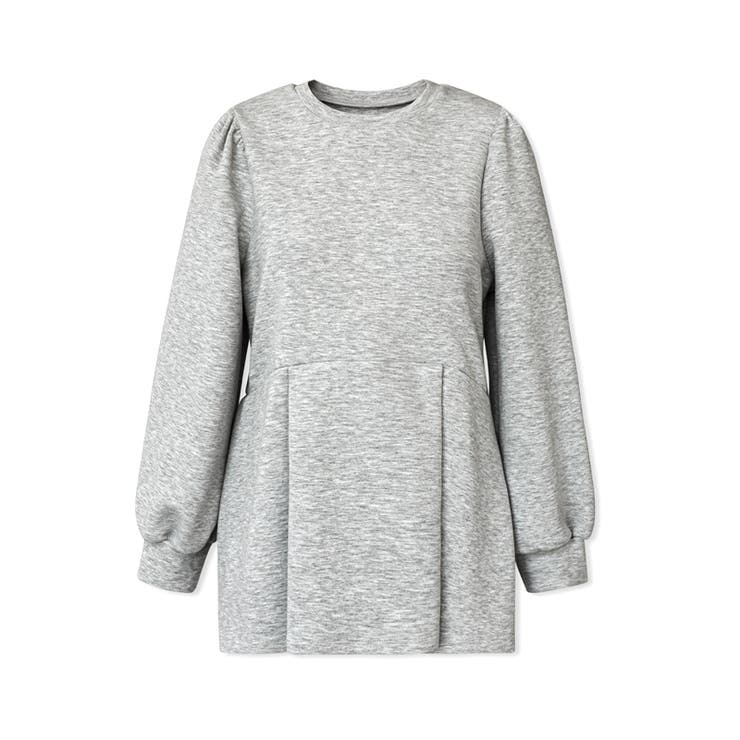 ペプラムトップス パフスリーブ チュニック | COCOMOMO | 詳細画像23 