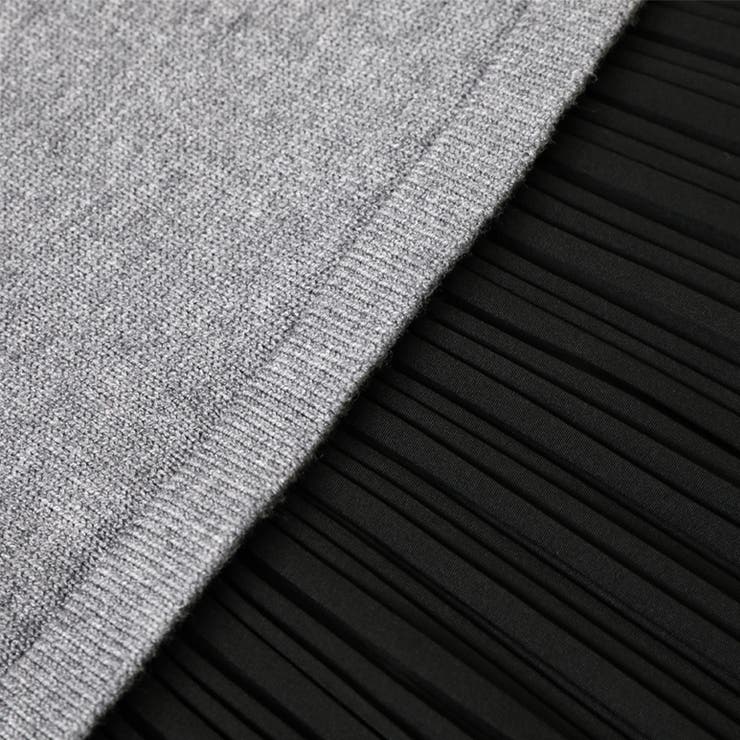 ドッキングワンピース プリーツワンピース 切り替えワンピース | COCOMOMO | 詳細画像20 