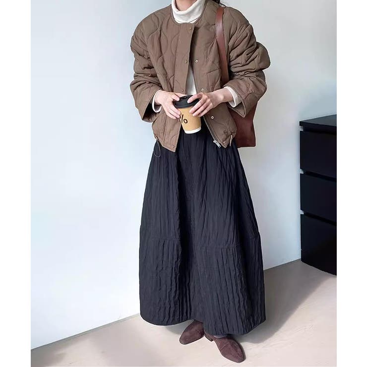 コクーンスカート ロングスカート バルーン | COCOMOMO | 詳細画像12 