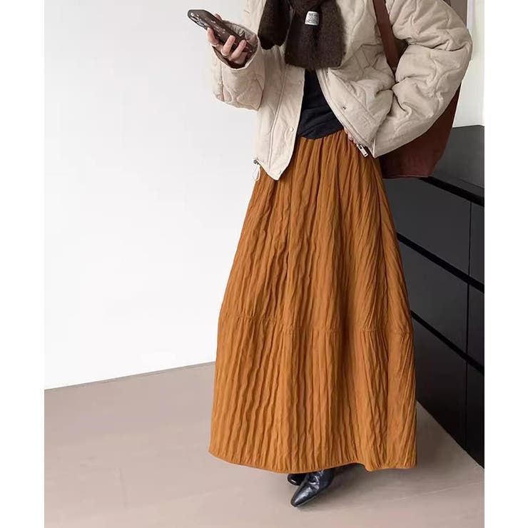 コクーンスカート ロングスカート バルーン | COCOMOMO | 詳細画像9 