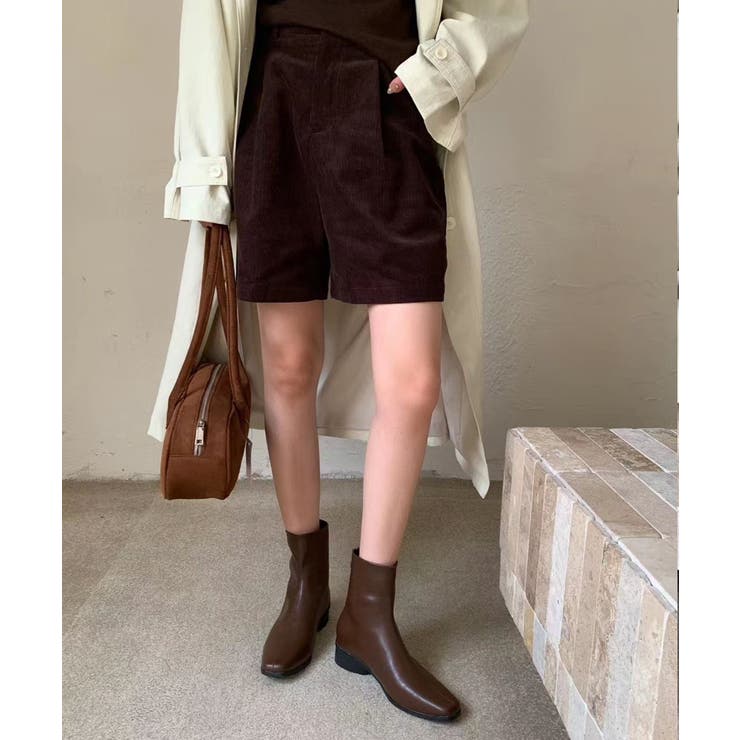 ショートブーツ スクエアトゥブーツ ローヒール | COCOMOMO | 詳細画像10 