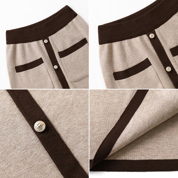 ニットセットアップ セットアップ スカート | COCOMOMO | 詳細画像37 