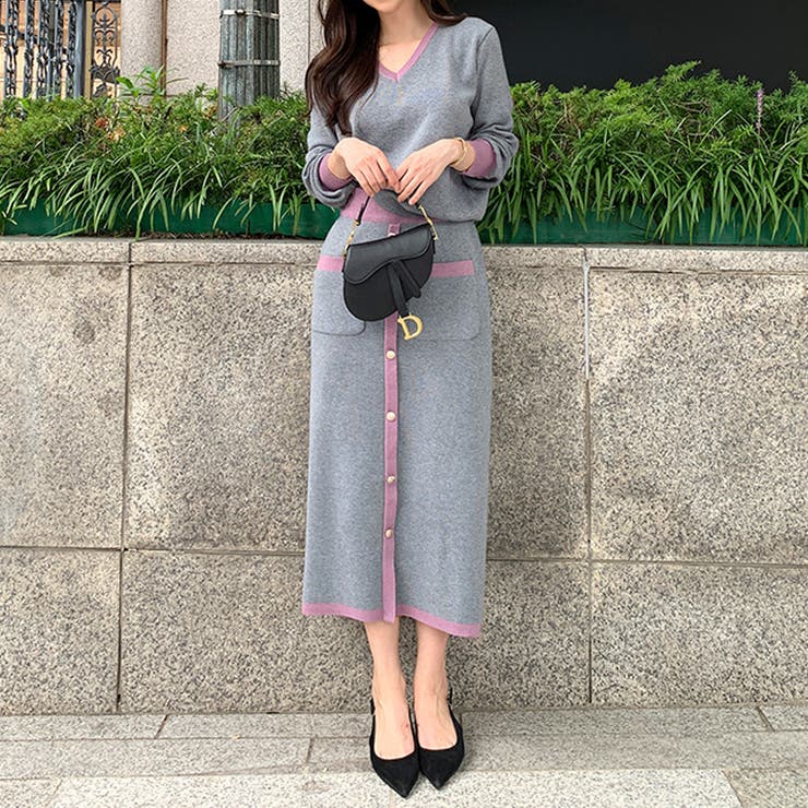 ニットセットアップ セットアップ スカート | COCOMOMO | 詳細画像21 