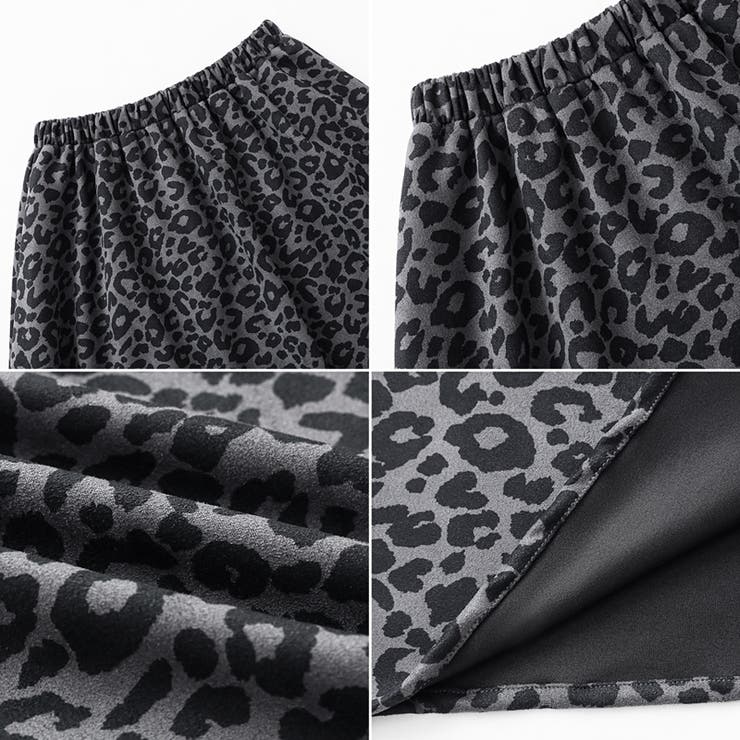 ヒョウ柄スカート コクーンスカート バルーンスカート | COCOMOMO | 詳細画像16 