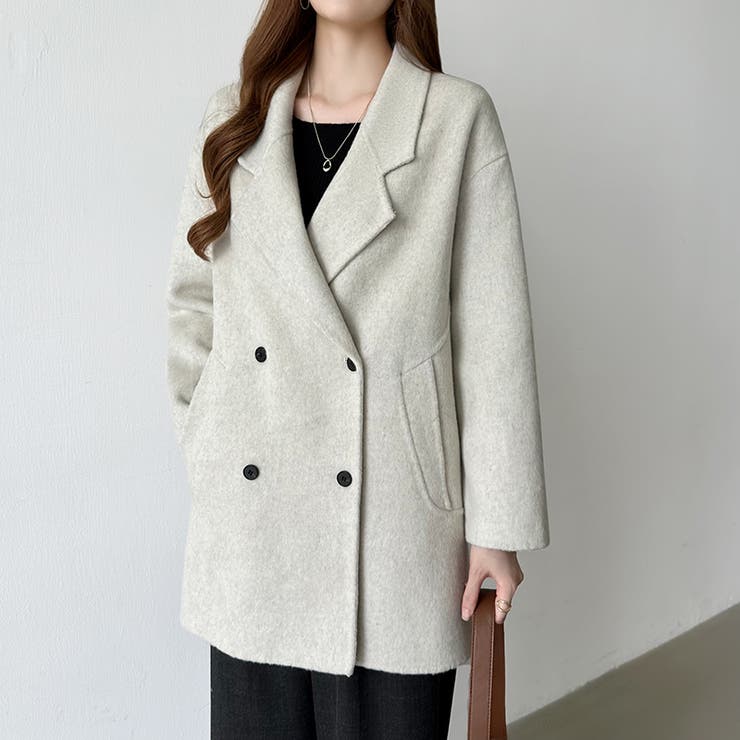 品よくあたたかいきれいめコート チェスターコート ミドルコート | COCOMOMO | 詳細画像5 