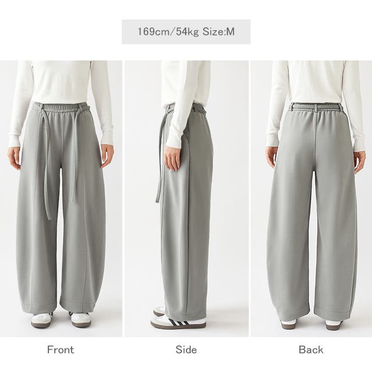 スウェットカーブパンツ スウェットパンツ ワイドパンツ | COCOMOMO | 詳細画像50 