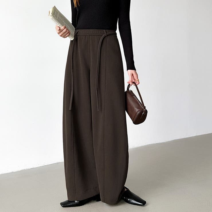 スウェットカーブパンツ スウェットパンツ ワイドパンツ | COCOMOMO | 詳細画像3 