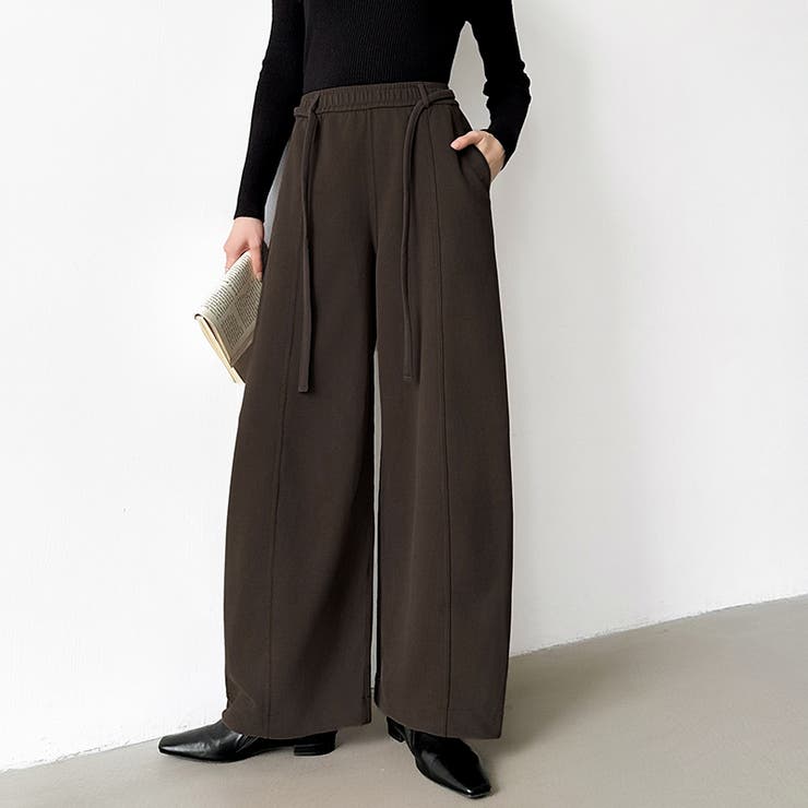 スウェットカーブパンツ スウェットパンツ ワイドパンツ | COCOMOMO | 詳細画像5 