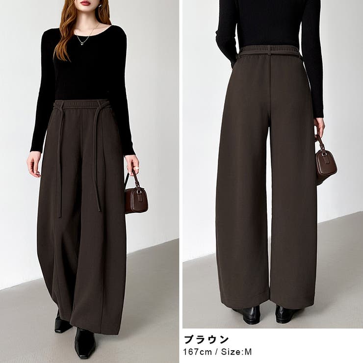 スウェットカーブパンツ スウェットパンツ ワイドパンツ | COCOMOMO | 詳細画像8 