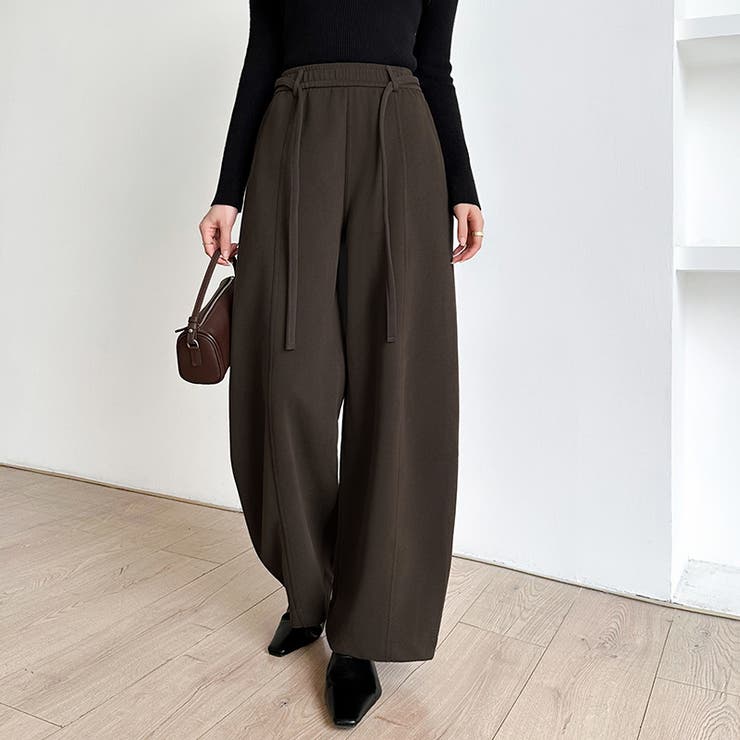 スウェットカーブパンツ スウェットパンツ ワイドパンツ | COCOMOMO | 詳細画像9 