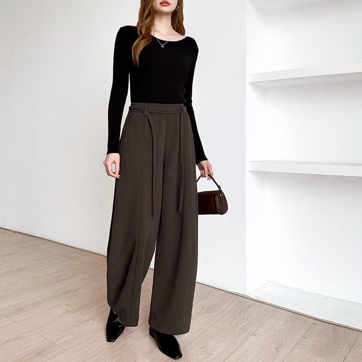 スウェットカーブパンツ スウェットパンツ ワイドパンツ | COCOMOMO | 詳細画像13 