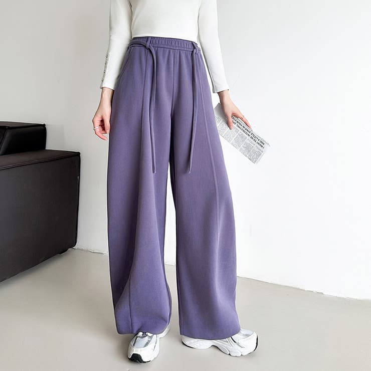 スウェットカーブパンツ スウェットパンツ ワイドパンツ | COCOMOMO | 詳細画像15 