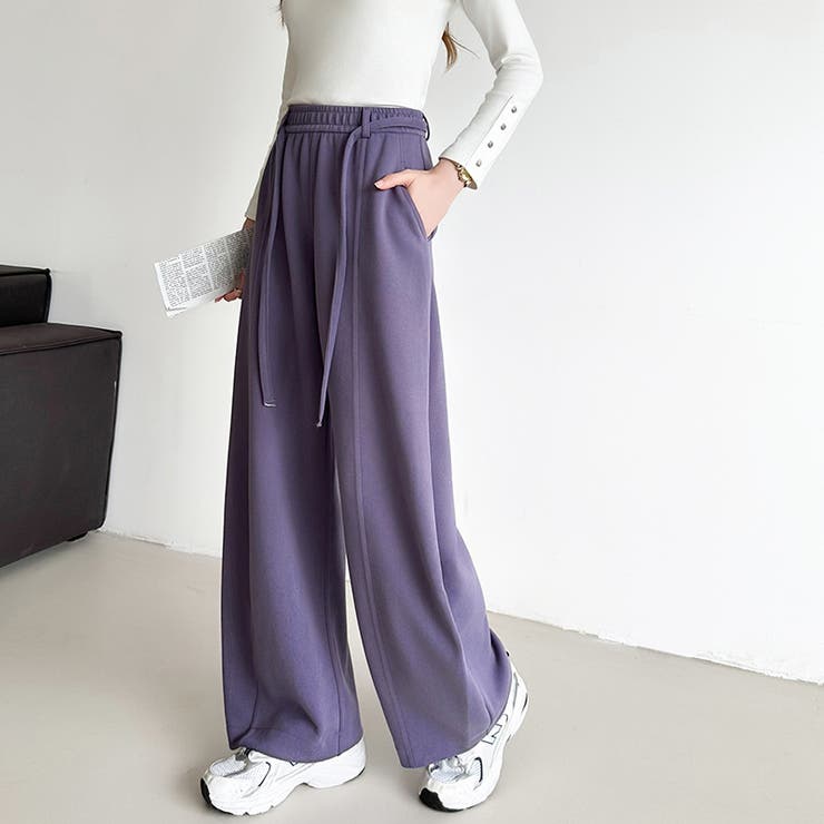 スウェットカーブパンツ スウェットパンツ ワイドパンツ | COCOMOMO | 詳細画像17 