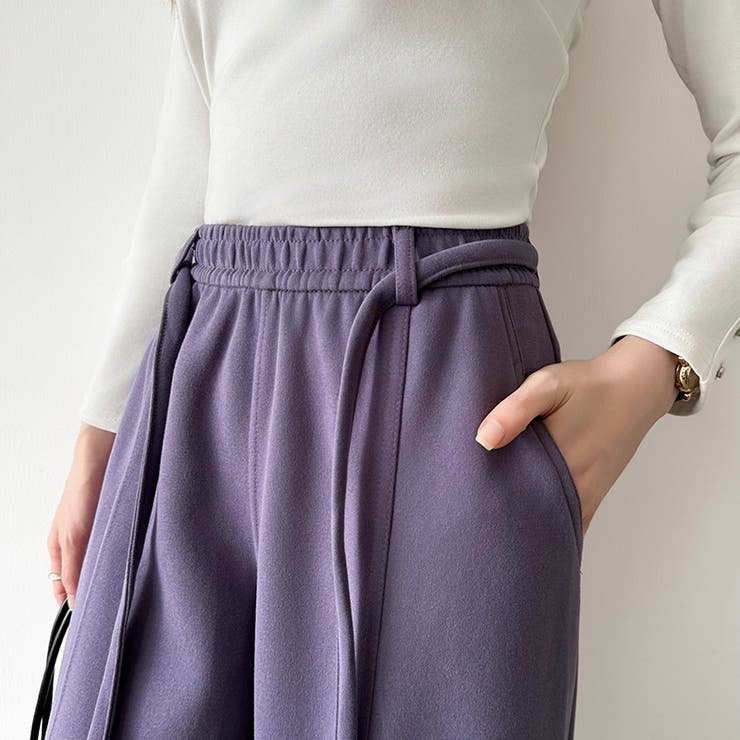 スウェットカーブパンツ スウェットパンツ ワイドパンツ | COCOMOMO | 詳細画像20 