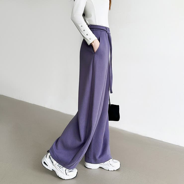 スウェットカーブパンツ スウェットパンツ ワイドパンツ | COCOMOMO | 詳細画像24 