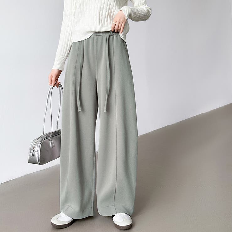 スウェットカーブパンツ スウェットパンツ ワイドパンツ | COCOMOMO | 詳細画像27 