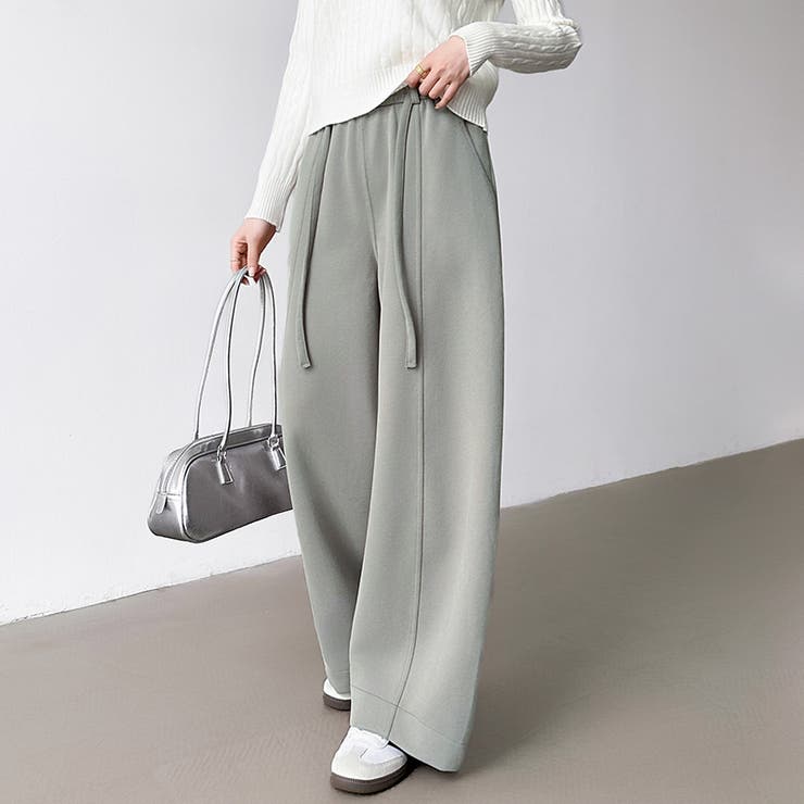 スウェットカーブパンツ スウェットパンツ ワイドパンツ | COCOMOMO | 詳細画像28 