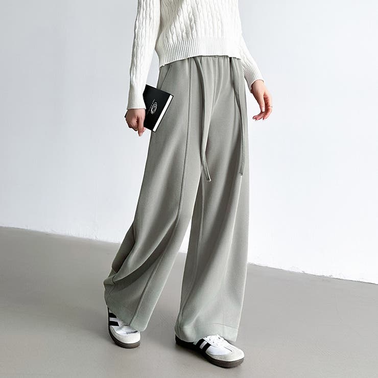 スウェットカーブパンツ スウェットパンツ ワイドパンツ | COCOMOMO | 詳細画像31 