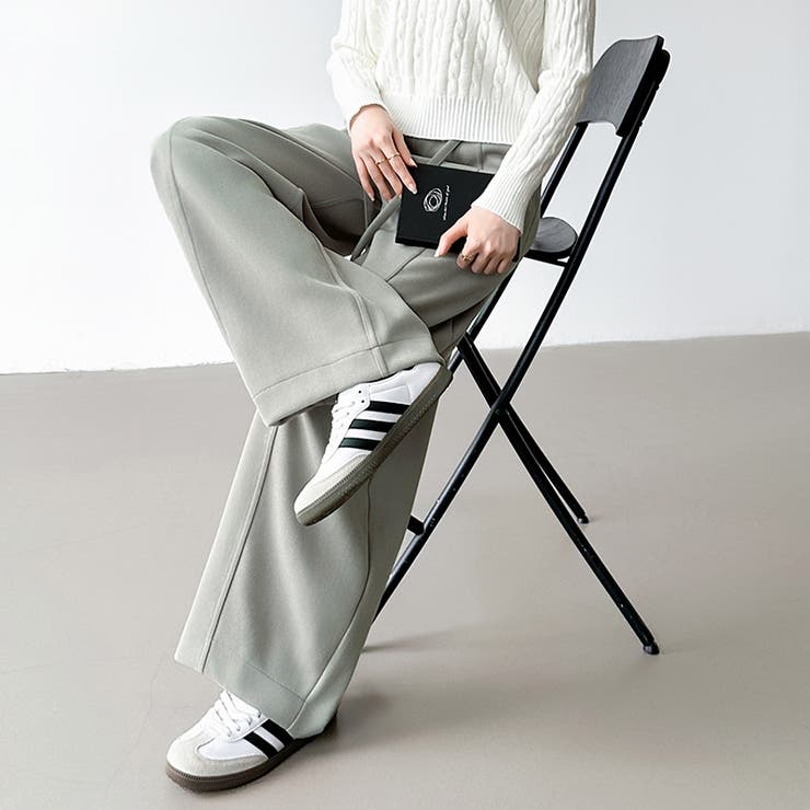 スウェットカーブパンツ スウェットパンツ ワイドパンツ | COCOMOMO | 詳細画像32 