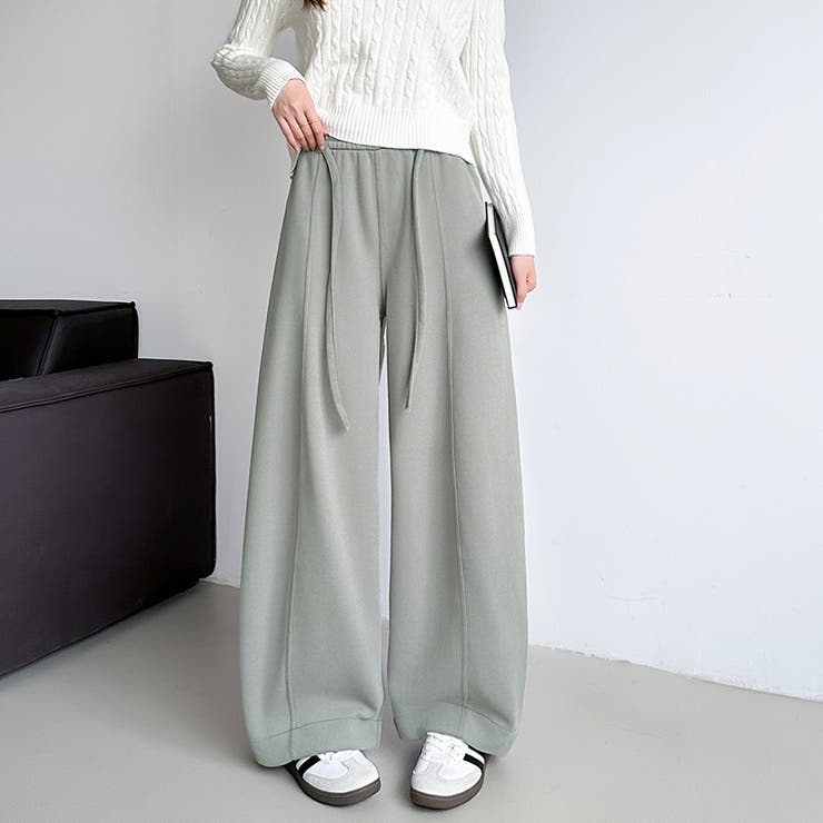 スウェットカーブパンツ スウェットパンツ ワイドパンツ | COCOMOMO | 詳細画像34 