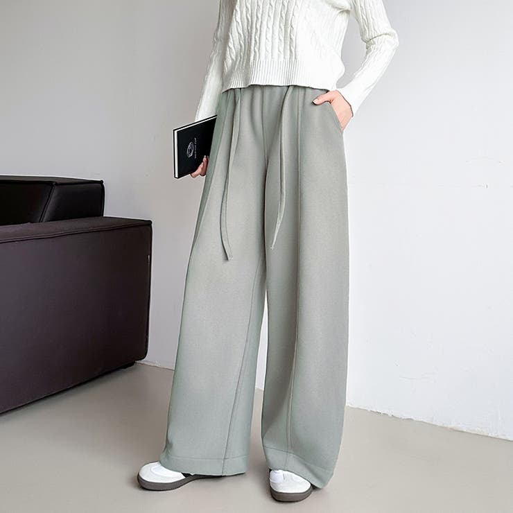 スウェットカーブパンツ スウェットパンツ ワイドパンツ | COCOMOMO | 詳細画像35 