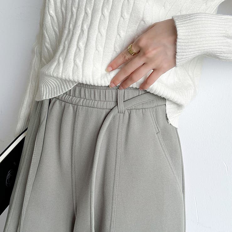 スウェットカーブパンツ スウェットパンツ ワイドパンツ | COCOMOMO | 詳細画像38 