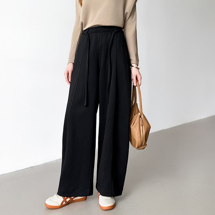 スウェットカーブパンツ スウェットパンツ ワイドパンツ | COCOMOMO | 詳細画像40 