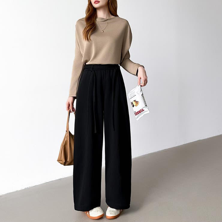 スウェットカーブパンツ スウェットパンツ ワイドパンツ | COCOMOMO | 詳細画像41 