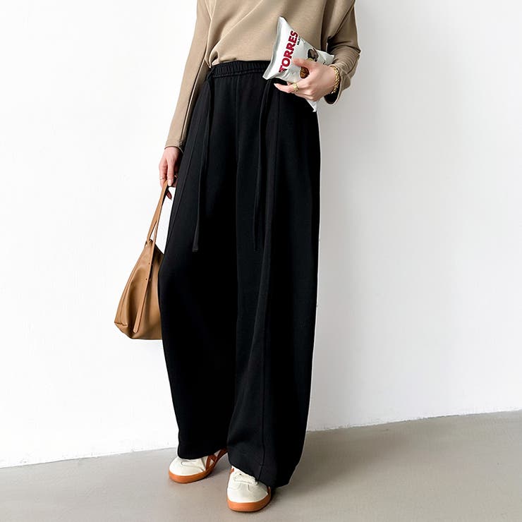 スウェットカーブパンツ スウェットパンツ ワイドパンツ | COCOMOMO | 詳細画像43 