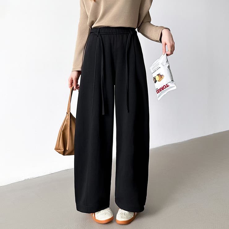 スウェットカーブパンツ スウェットパンツ ワイドパンツ | COCOMOMO | 詳細画像45 