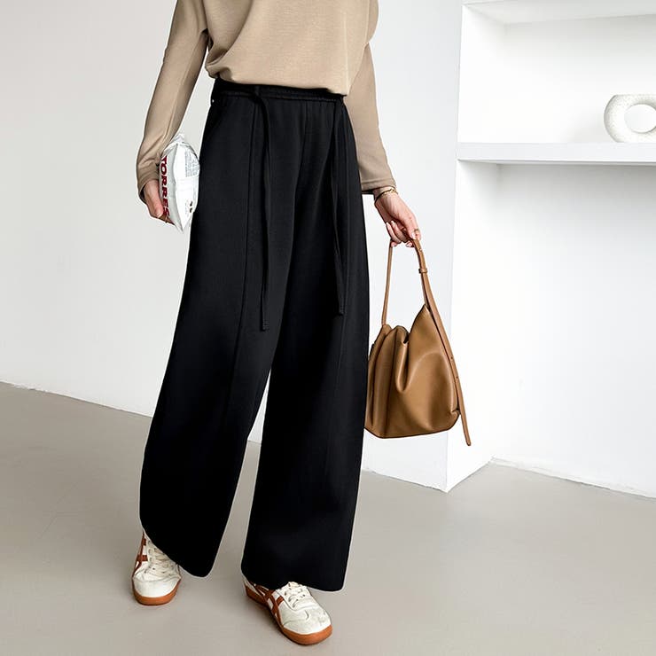 スウェットカーブパンツ スウェットパンツ ワイドパンツ | COCOMOMO | 詳細画像47 