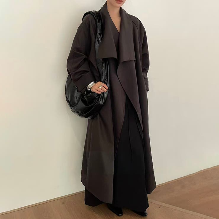 ガウンコート ロングコート アウター | COCOMOMO | 詳細画像2 