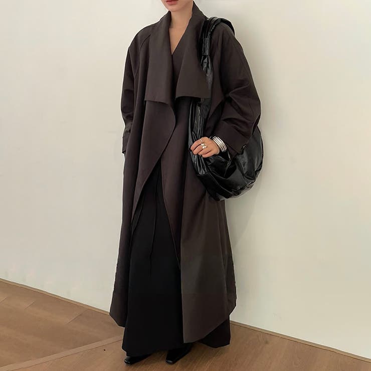 ガウンコート ロングコート アウター | COCOMOMO | 詳細画像3 