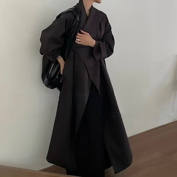 ガウンコート ロングコート アウター | COCOMOMO | 詳細画像6 