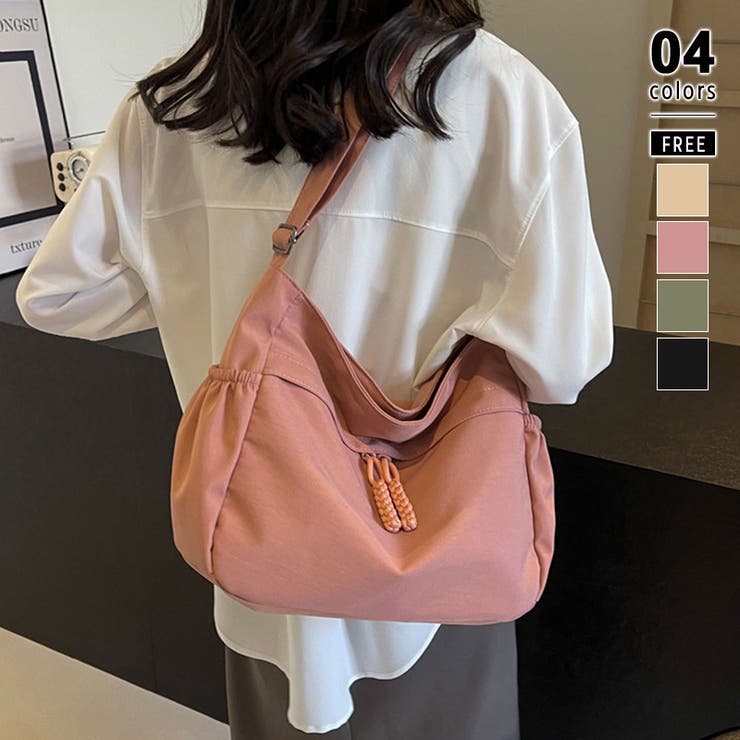 ピンク | ショルダーバッグ 2wayバッグ 軽量斜め掛けバッグ | COCOMOMO