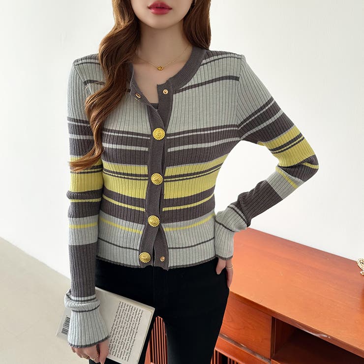 アンサンブルニットカーディガン アンサンブル ニットカーディガン | COCOMOMO | 詳細画像10 