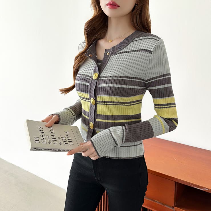 アンサンブルニットカーディガン アンサンブル ニットカーディガン | COCOMOMO | 詳細画像12 