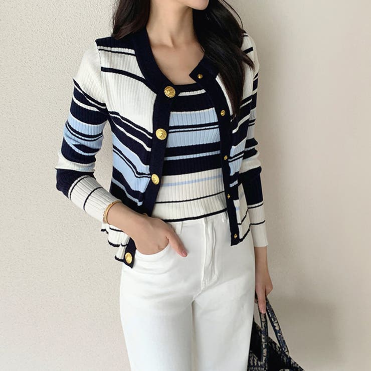 アンサンブルニットカーディガン アンサンブル ニットカーディガン | COCOMOMO | 詳細画像17 