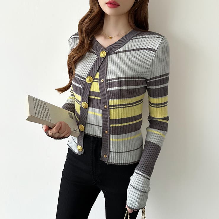 アンサンブルニットカーディガン アンサンブル ニットカーディガン | COCOMOMO | 詳細画像4 