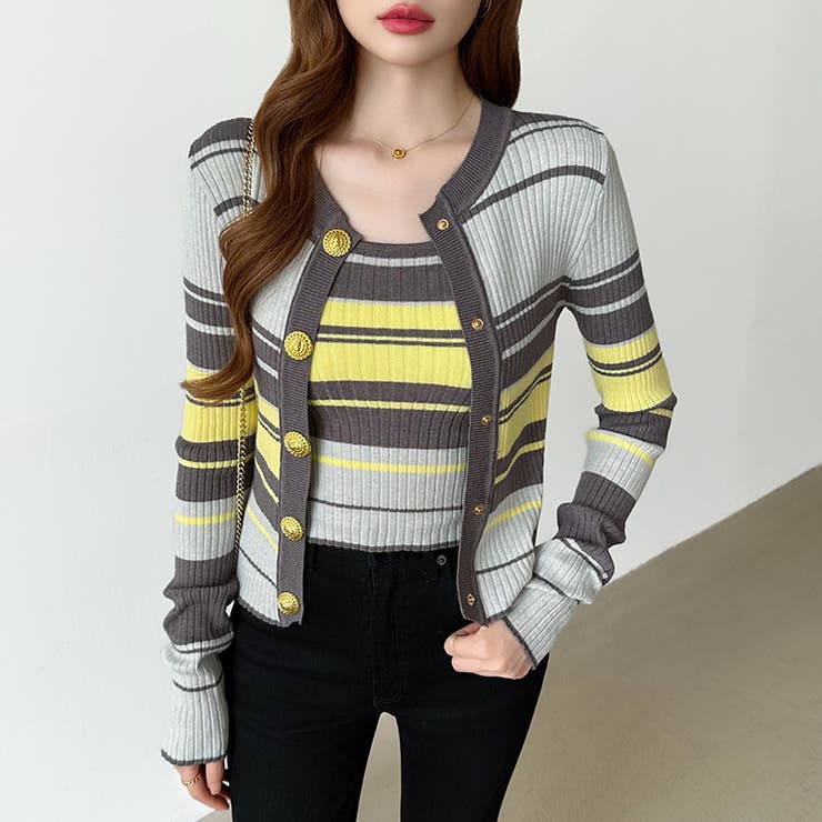 アンサンブルニットカーディガン アンサンブル ニットカーディガン | COCOMOMO | 詳細画像7 